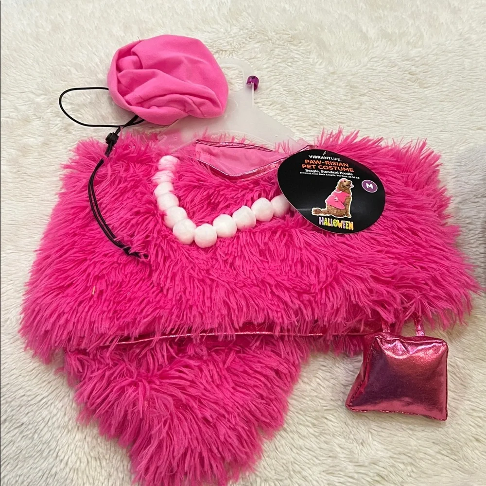 Lot 6 VibrantLife Halloween Hotdog Paw-Risian Pet Costume Medium Dog